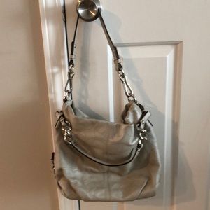 Gray Coach Bag